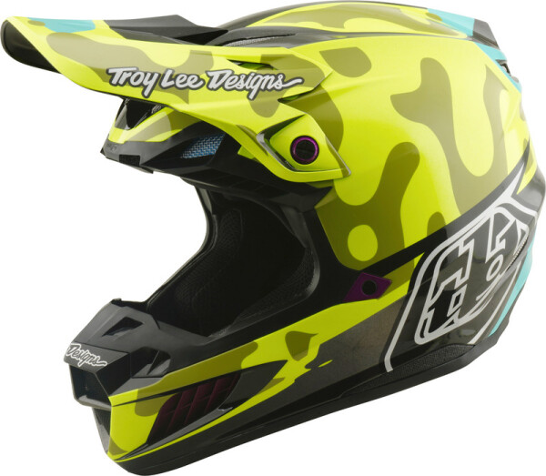 TROY LEE DESIGNS SE5 Composite Mips Helm - Myth Flo Gelb