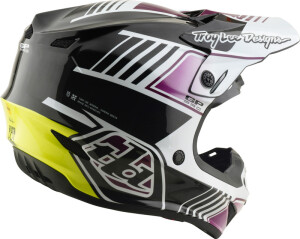 TROY LEE DESIGNS GP Pro Mips Helm - Segment Schwarz/Violett