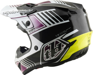 TROY LEE DESIGNS GP Pro Mips Helm - Segment Schwarz/Violett