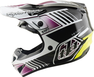 TROY LEE DESIGNS GP Pro Mips Helm - Segment Schwarz/Violett