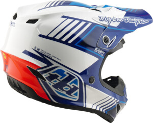 TROY LEE DESIGNS GP Pro Mips Helm - Segment Blau/Weiß