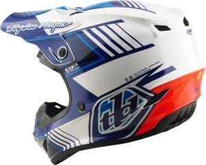 TROY LEE DESIGNS GP Pro Mips Helm - Segment Blau/Weiß