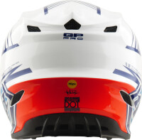 TROY LEE DESIGNS GP Pro Mips Helm - Segment Blau/Weiß