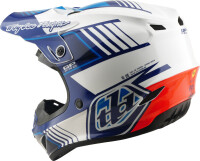 TROY LEE DESIGNS GP Pro Mips Helm - Segment Blau/Weiß