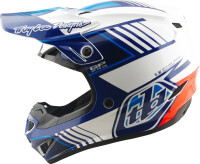 TROY LEE DESIGNS GP Pro Mips Helm - Segment Blau/Weiß