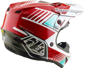 TROY LEE DESIGNS GP Pro Mips Helm - Segment Rot/Weiß