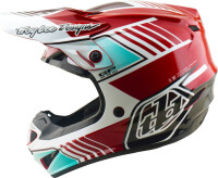 TROY LEE DESIGNS GP Pro Mips Helm - Segment Rot/Weiß