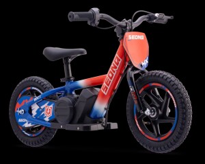 Elektrisches Laufrad Sedna MX 12" Blau/Weiß/Rot