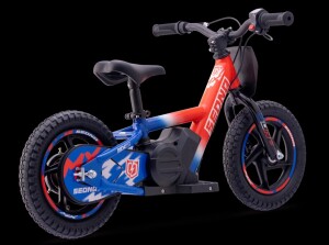 Elektrisches Laufrad Sedna MX 12" Blau/Weiß/Rot