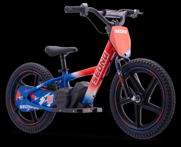 Elektrisches Laufrad Sedna MX 16" Blau/Weiß/Rot