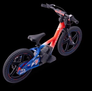 Elektrisches Laufrad Sedna MX 16" Blau/Weiß/Rot