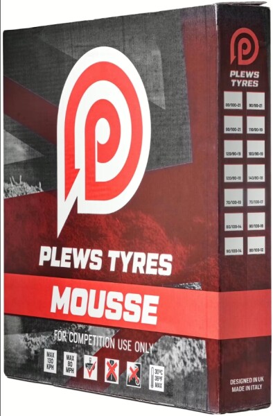 PLEWS TYRES Schlauch "Mousse" 100/90-19, small, hinten