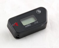 RACETECH Elektronischer Betriebsstundenzähler – kabellos/löschbar schwarz