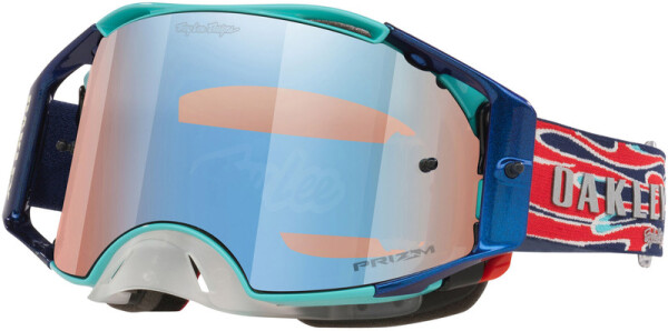 OAKLEY Airbrake MX Brille - TLD Blau Glas Prizm Sapphire
