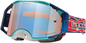 OAKLEY Airbrake MX Brille - TLD Blau Glas Prizm Sapphire