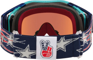 OAKLEY Airbrake MX Brille - TLD Blau Glas Prizm Sapphire