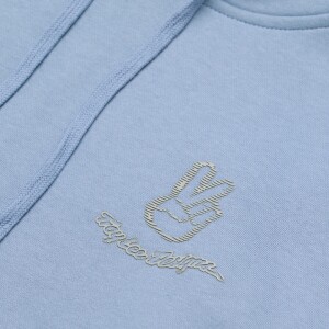 Troy Lee Design´s Peace OUT Hoody Woman Rauchblau