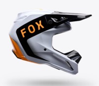 FOX Youth V1 NOBLE HELMET Schwarz/Weiß