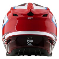 TROY LEE DESIGNS GP Shutter Jugend-Helm Rot/Weiß