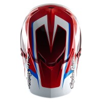 TROY LEE DESIGNS GP Shutter Jugend-Helm Rot/Weiß