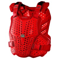 TROY LEE DESIGNS Rockfight Jugend-Brustprotektor – Rot Einheitsgröße