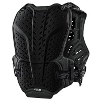 TROY LEE DESIGNS Rockfight Jugend-Brustprotektor – Schwarz Einheitsgröße