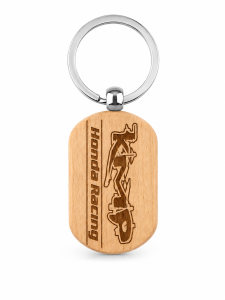 KMP Schlüsselanhänger aus Holz