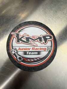 KMP Junior Team Glas untersetzer 4er Set Schwarz