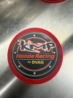 KMP Honda Racing Team Glas untersetzer 4er Set Rot