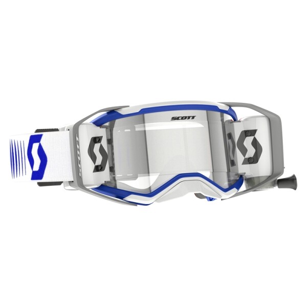 SCOTT Prospect 2.0 WFS Goggle - Doppler White/Blue Clear Works Lens