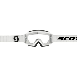 SCOTT Split OTG Goggle - White/Black Clear Works Lens