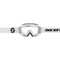 SCOTT Split OTG Goggle - White/Black Clear Works Lens