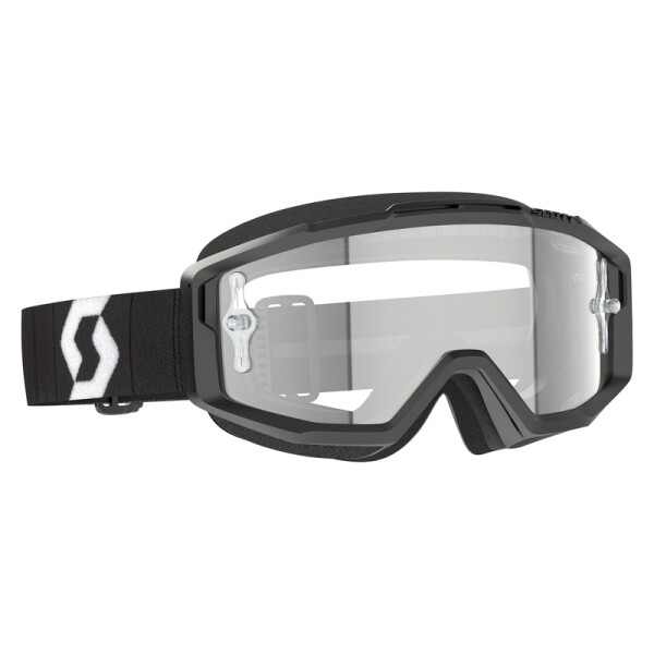 SCOTT Split OTG Goggle - Black/White Clear Works Len