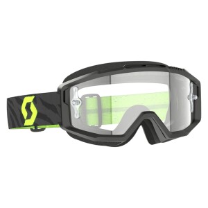 SCOTT Split OTG Goggle - Zebra Black/Neon Yellow Clear...