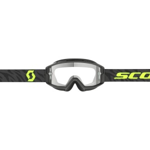 SCOTT Split OTG Goggle - Zebra Black/Neon Yellow Clear...