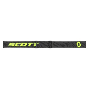 SCOTT Split OTG Goggle - Zebra Black/Neon Yellow Clear Works Lens