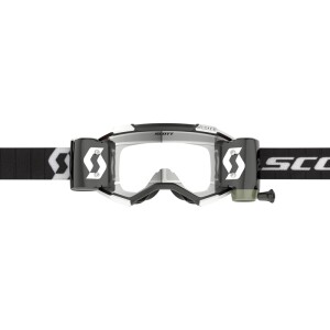 SCOTT Fury WFS Goggle - Black/White Clear Works Lens