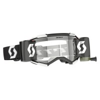 SCOTT Fury WFS Goggle - Black/White Clear Works Lens