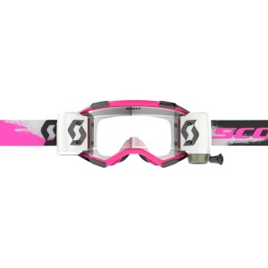 SCOTT Fury WFS Goggle - Pink/Black Clear Works Lens