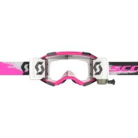 SCOTT Fury WFS Goggle - Pink/Black Clear Works Lens