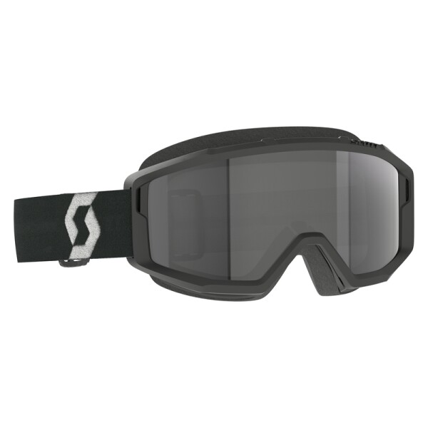 SCOTT Primal Sand Dust Goggle - Black/White Dark Grey Lens