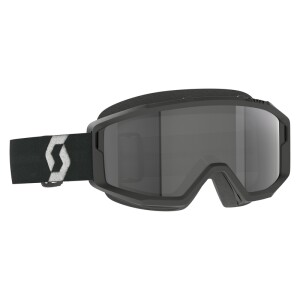SCOTT Primal Sand Dust Goggle - Black/White Dark Grey Lens