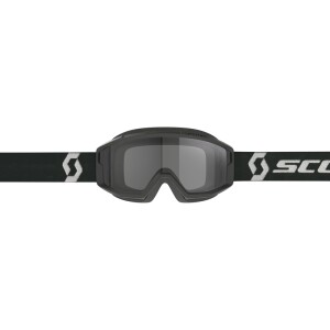SCOTT Primal Sand Dust Goggle - Black/White Dark Grey Lens