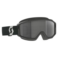 SCOTT Primal Sand Dust Goggle - Black/White Dark Grey Lens