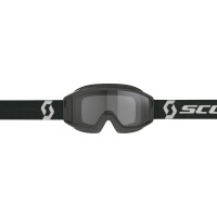 SCOTT Primal Sand Dust Goggle - Black/White Dark Grey Lens