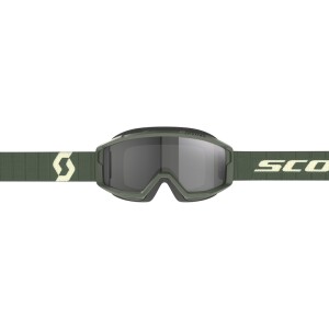 SCOTT Primal Sand Dust Goggle - Khaki Green Dark Grey Lens