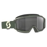 SCOTT Primal Sand Dust Goggle - Khaki Green Dark Grey Lens