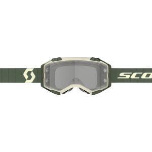 SCOTT Fury LS Goggle - Khaki Green Light Sensitive Grey...
