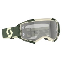 SCOTT Fury LS Goggle - Khaki Green Light Sensitive Grey Works Lens