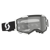SCOTT Fury LS Goggle - Black/White Light Sensitive Grey Works Lens